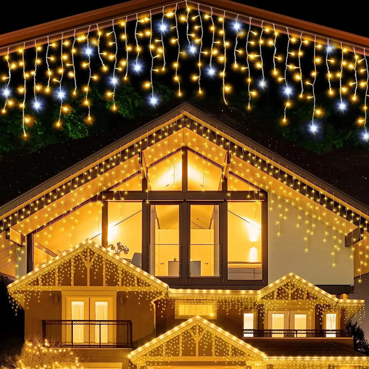 ED Icicle Curtain Lights