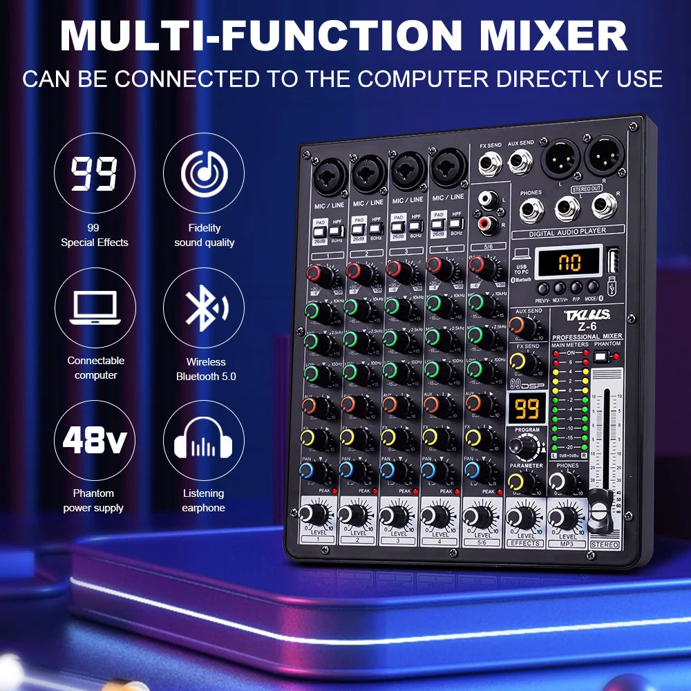 Bluetooth Karaoke Mixer
