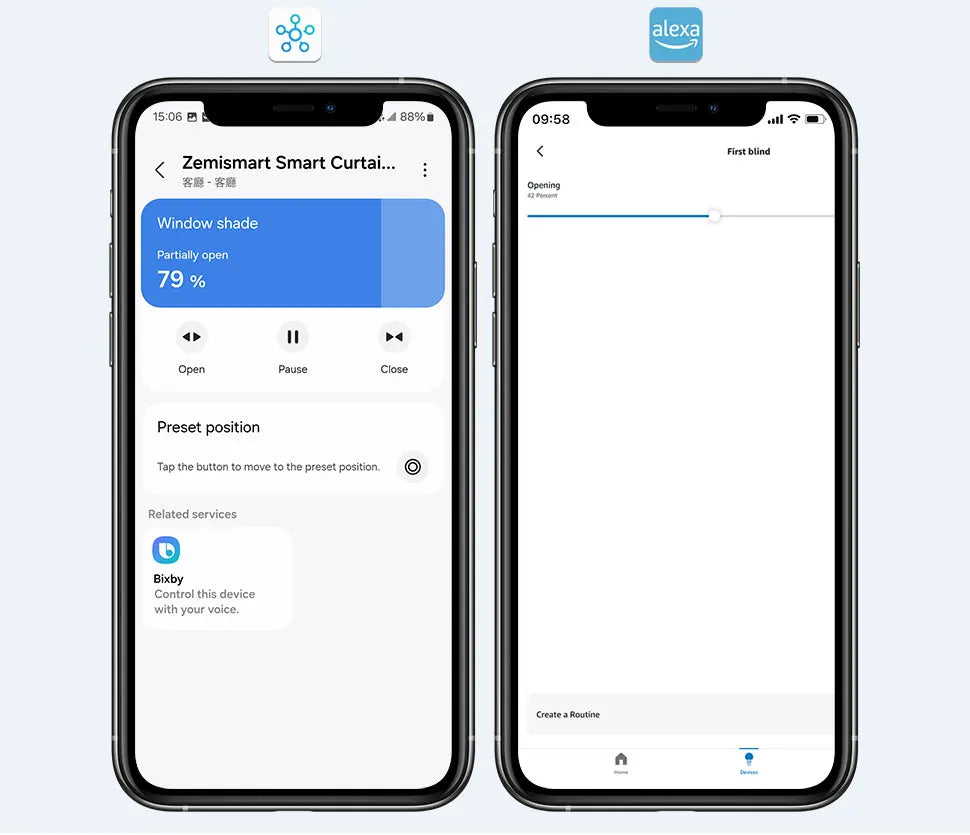 Zemismart Smart Motorized Curtain