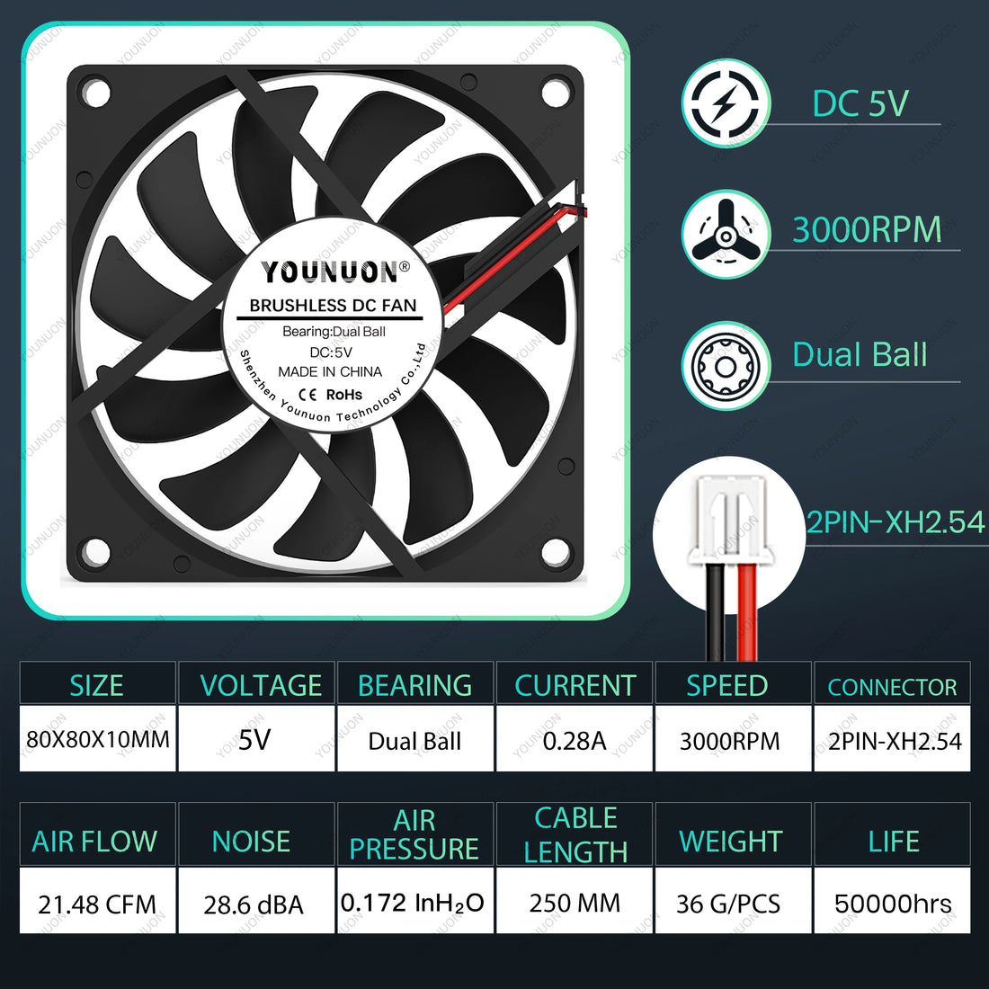 PC Fan Computer Case  Fan Cooler