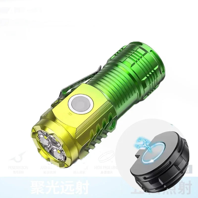 High-Quality LED Rechargeable Flashlight