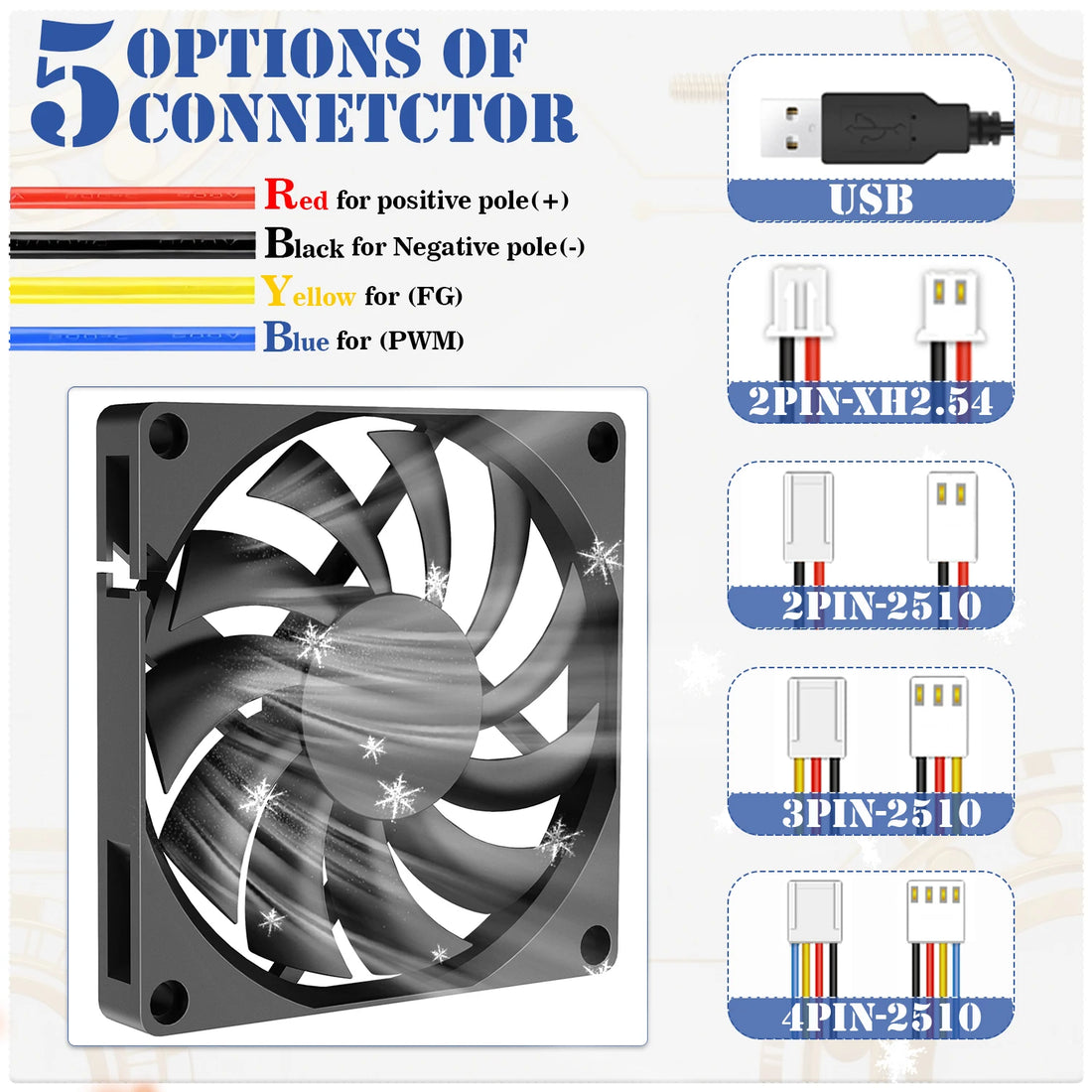 PC Fan Computer Case  Fan Cooler