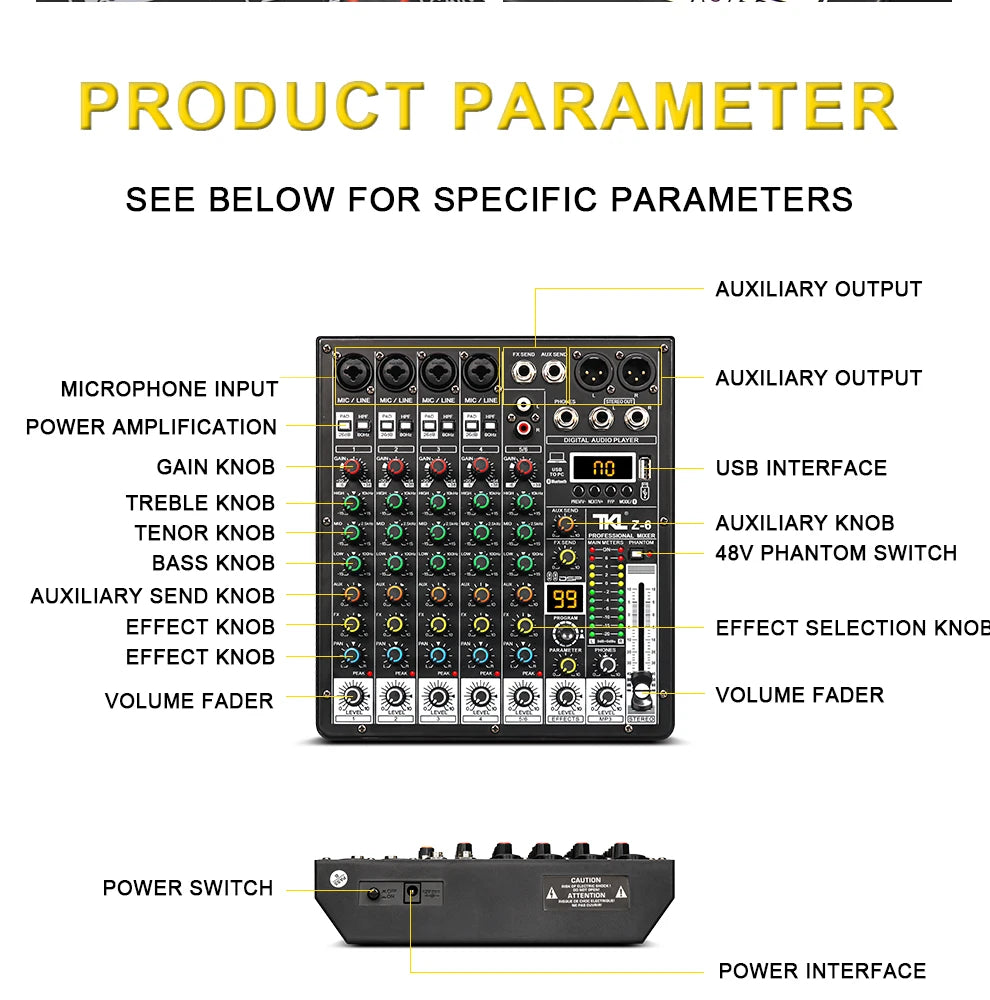 Bluetooth Karaoke Mixer