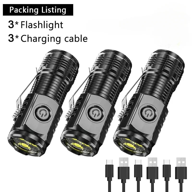 High-Quality LED Rechargeable Flashlight