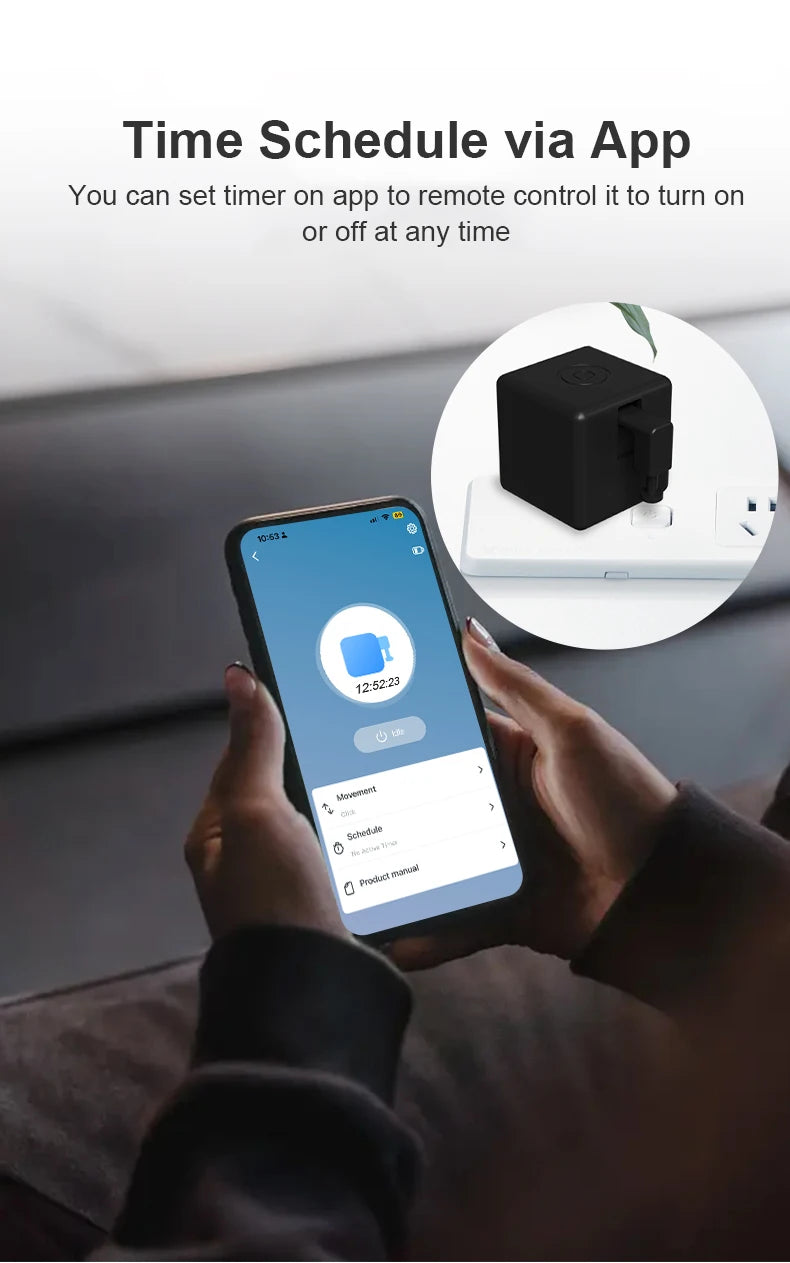 Remoter Garage  Button Robot Pusher Assistant