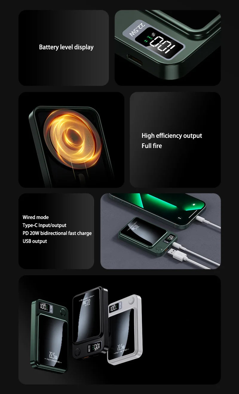 30,000mAh Magnetic Fast Charging Power Bank