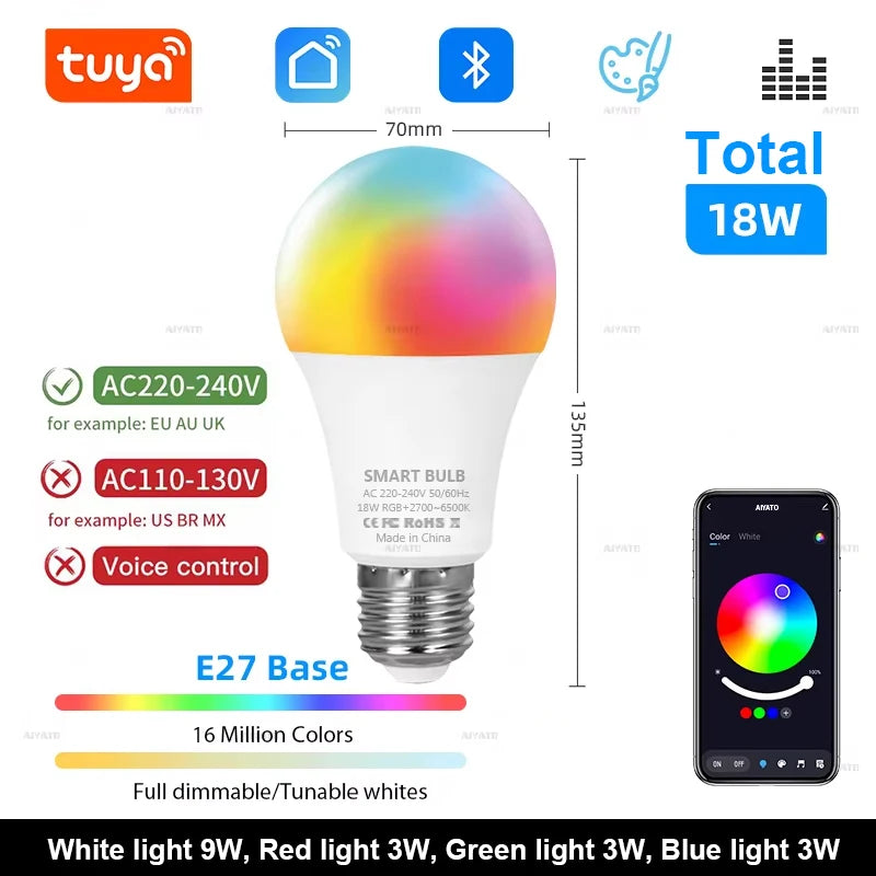 Smart LED Bulb Color Changing