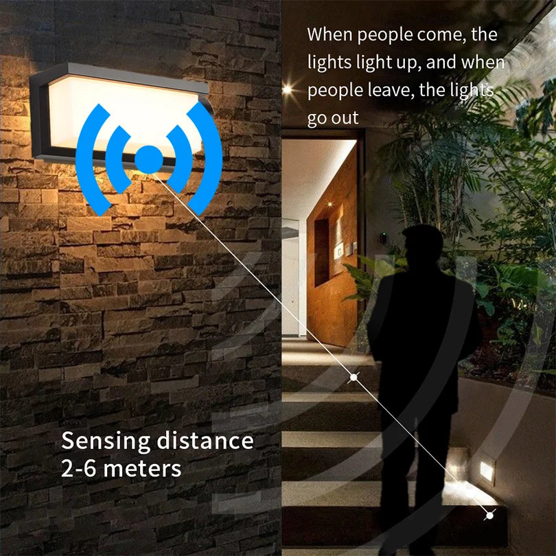Outdoor LED Motion Wall Light