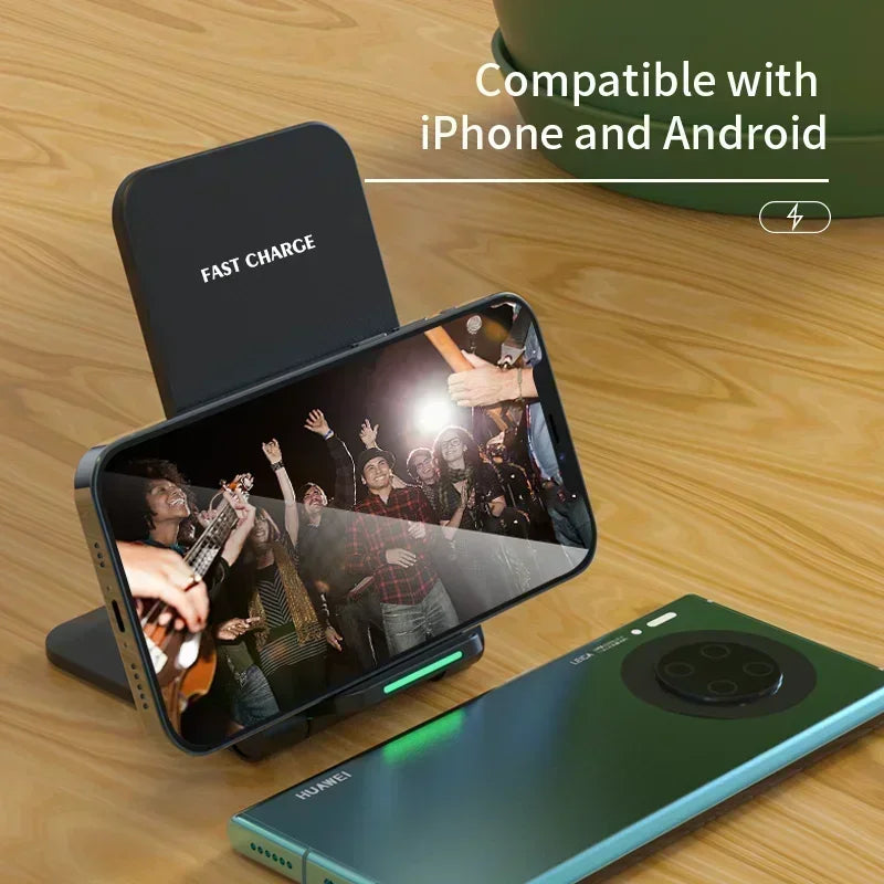 65W Wireless Charging Station for Phone & Earphones