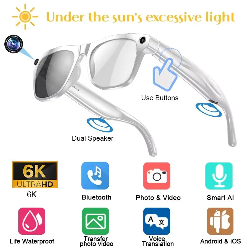 AI Smart Glasses 6K