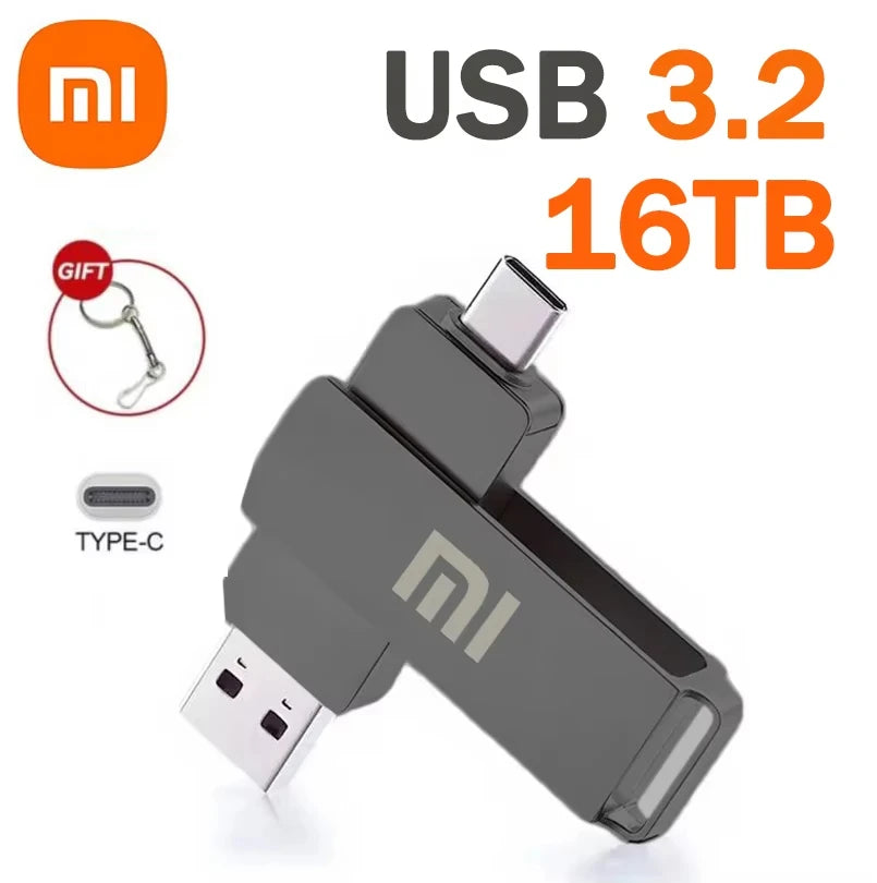 16TB USB 3.2 High-Speed Flash Drive