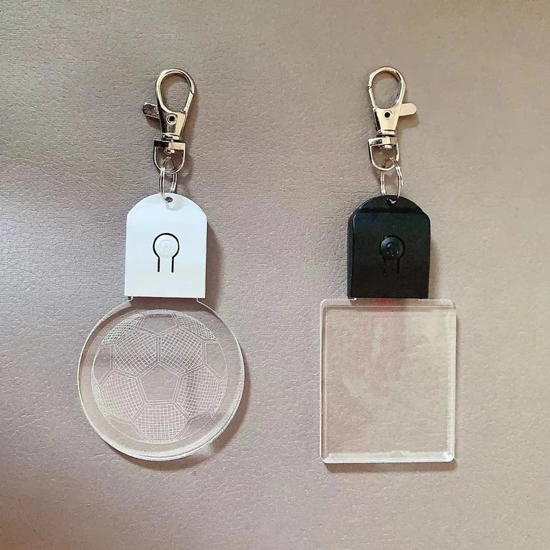 RGB Acrylic LED Keychain
