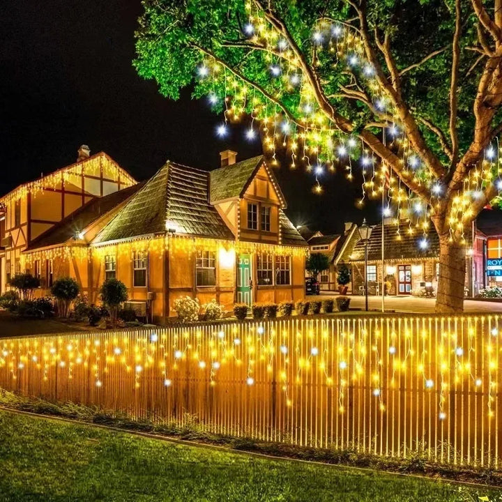 ED Icicle Curtain Lights
