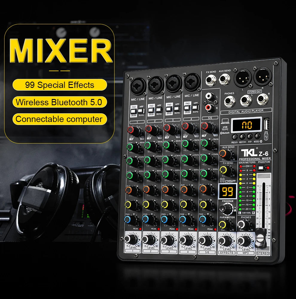 Bluetooth Karaoke Mixer