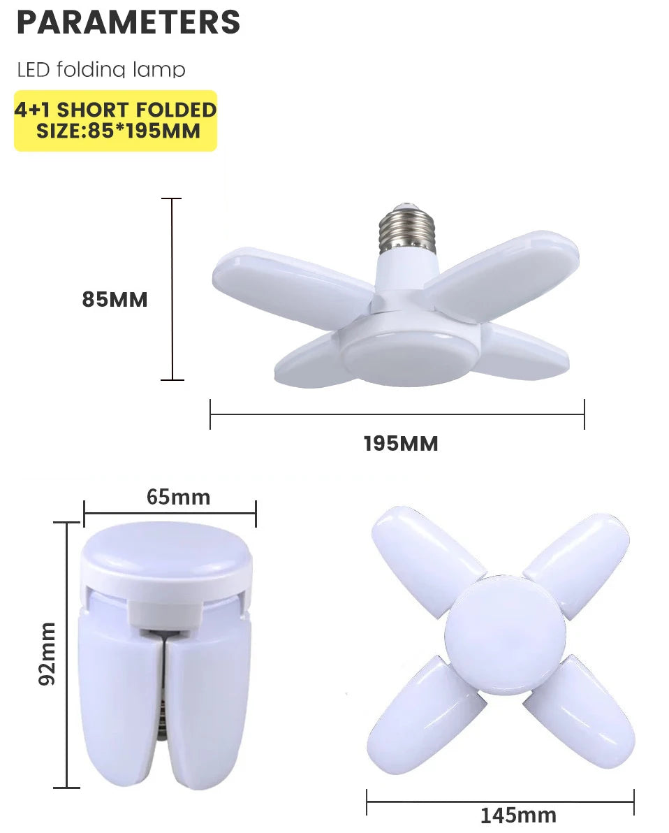 Foldable LED Bulb 28W E27