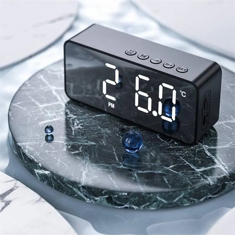 Portable Bluetooth Speaker Mini Alarm