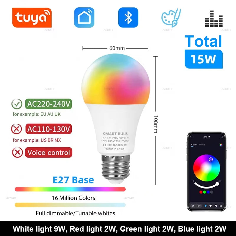 Smart LED Bulb Color Changing