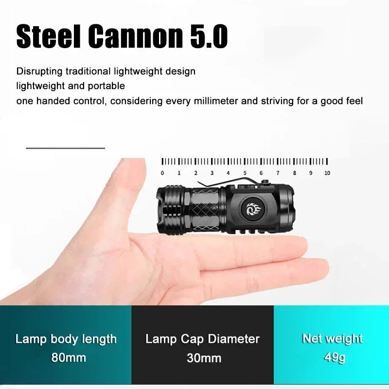 High-Quality LED Rechargeable Flashlight