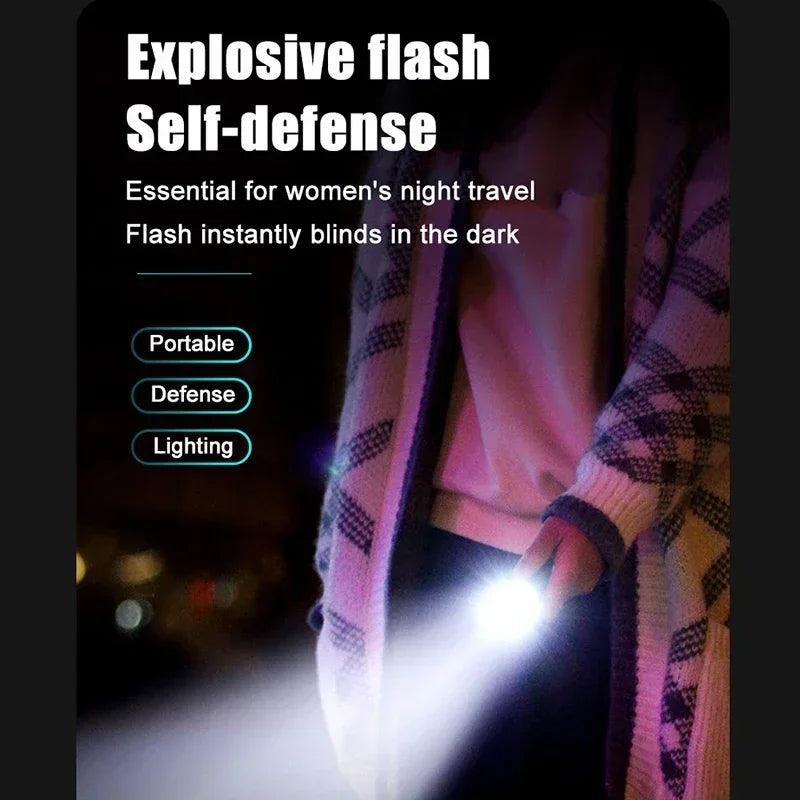 High-Quality LED Rechargeable Flashlight