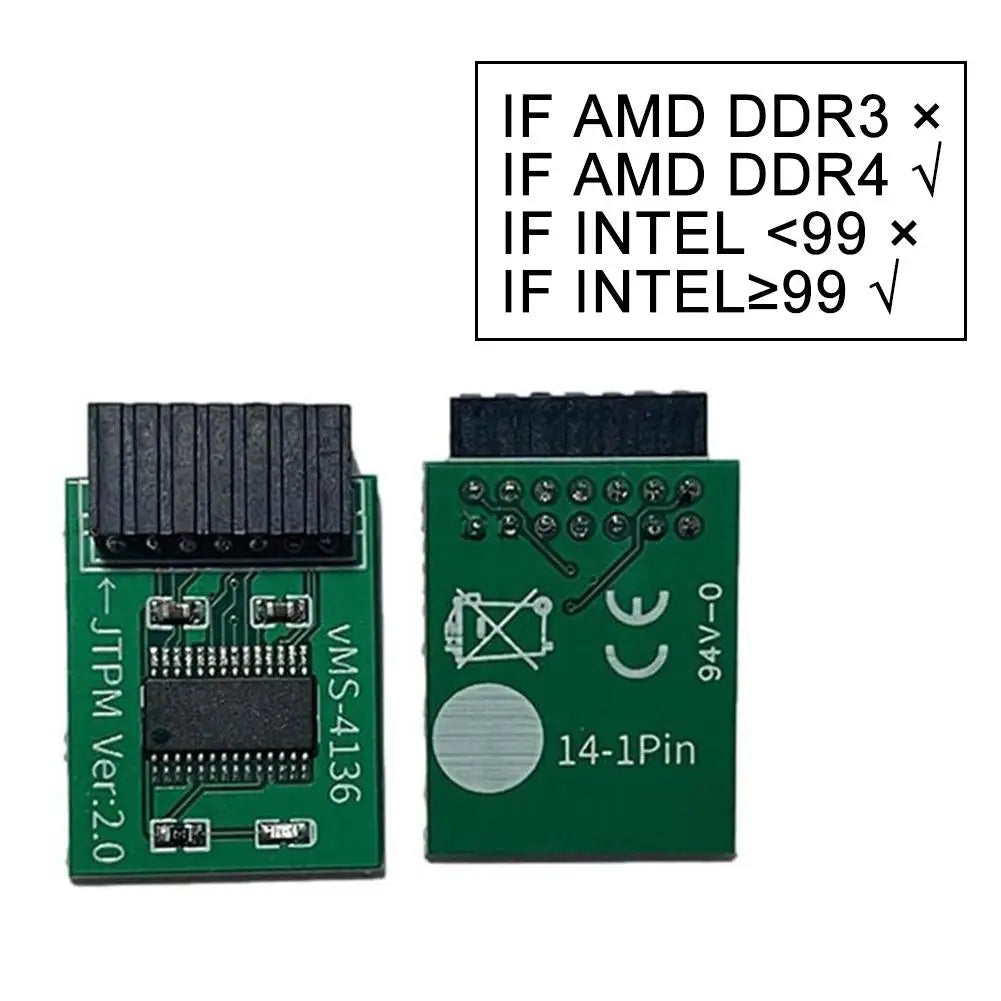TPM 2.0 Security Module 14Pin