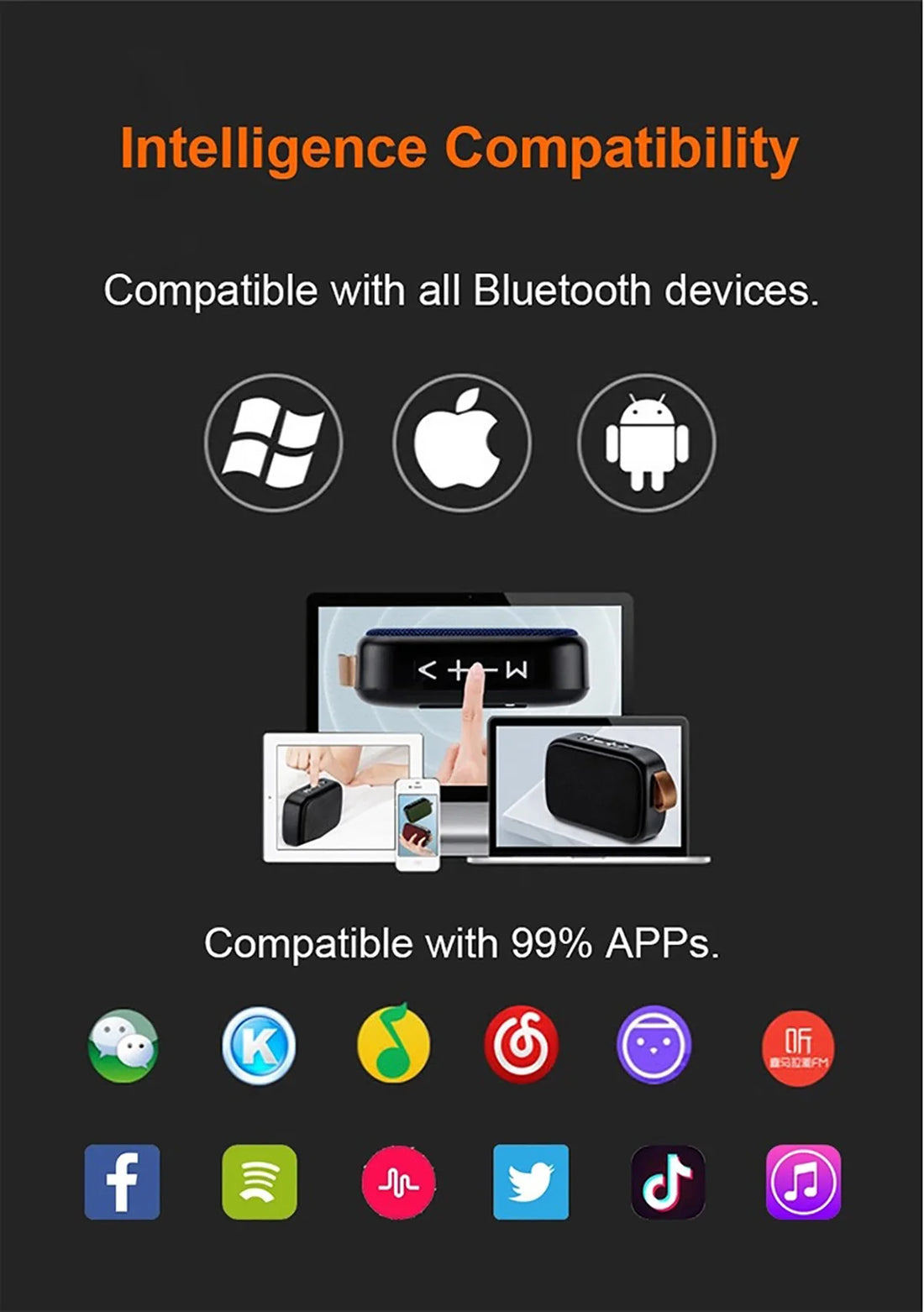 Portable Bluetooth 5.0 Outdoor Speaker
