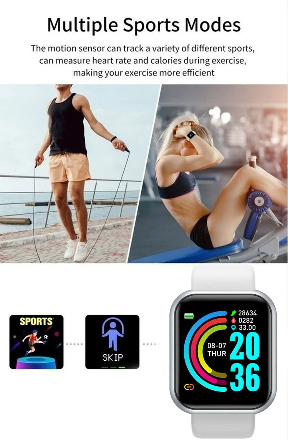 Fitness Smartwatch with Music