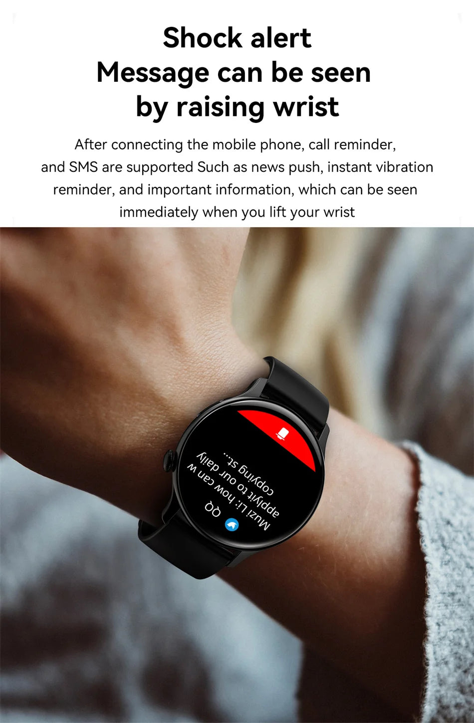 2024 AMOLED Ladies Smartwatch