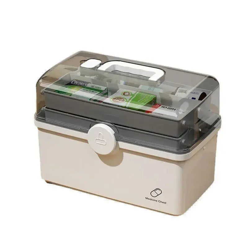 Large White Home Medicine Box