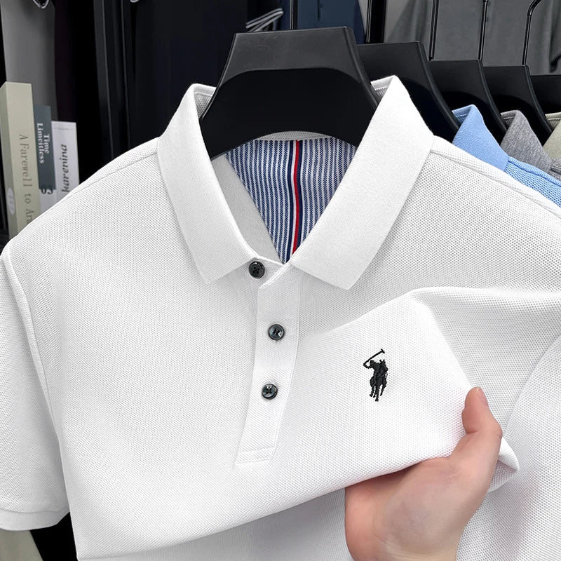 Men's Cotton Polo Shirt Embroidered