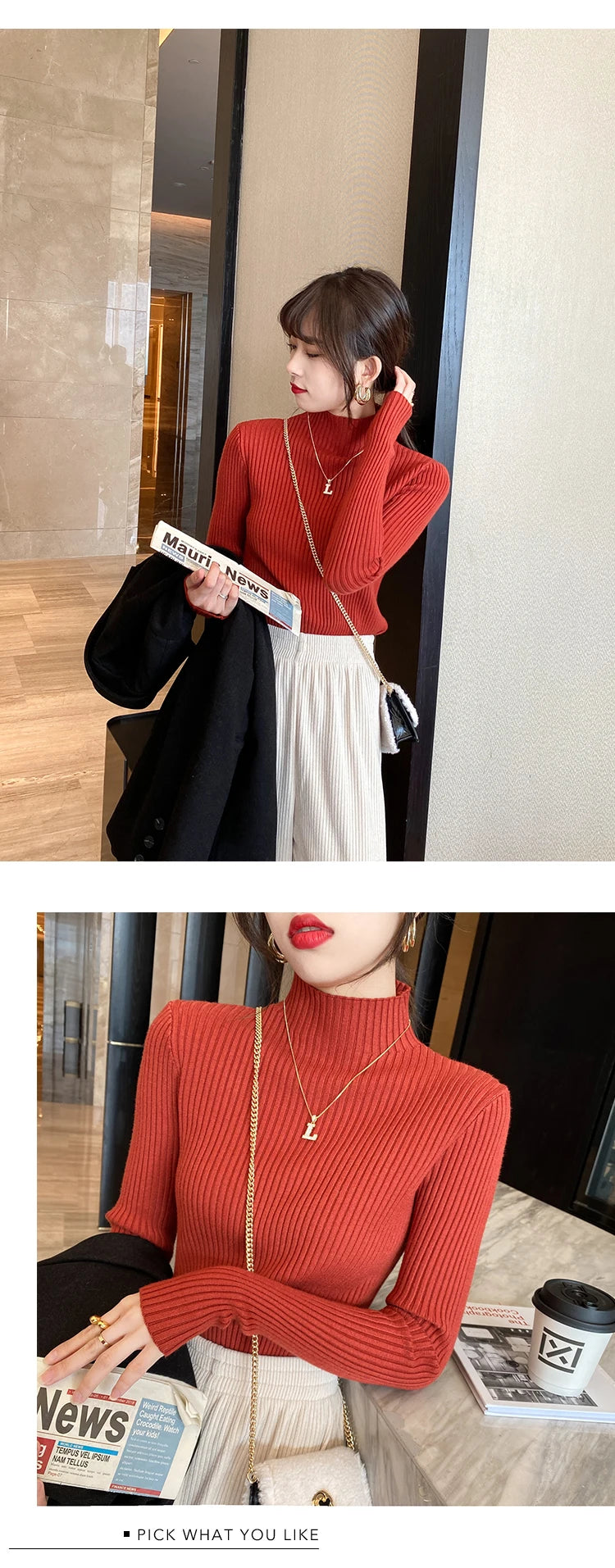 Women’s Turtleneck Sweater
