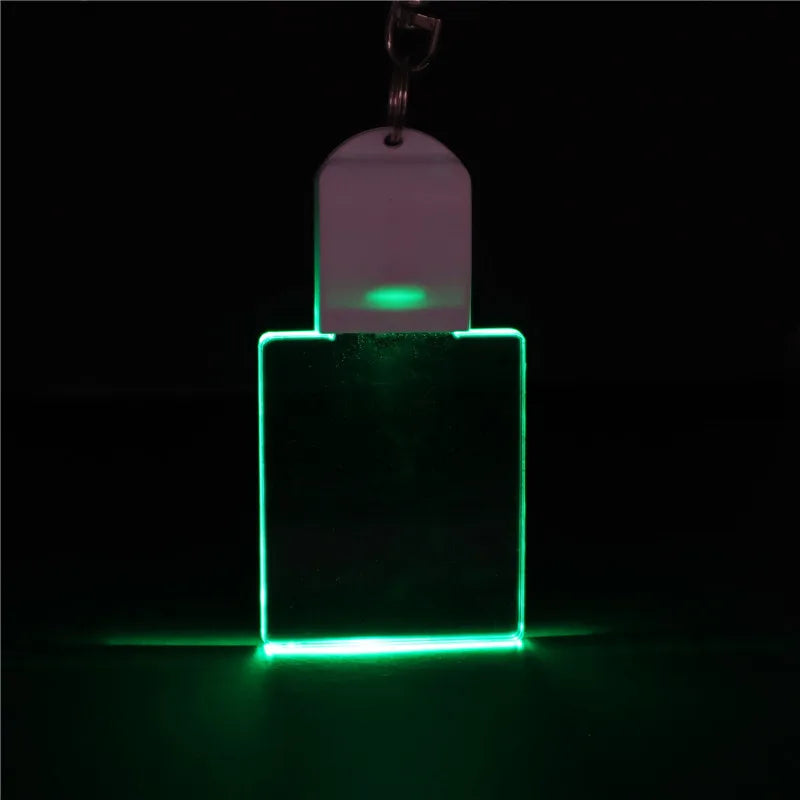 RGB Acrylic LED Keychain