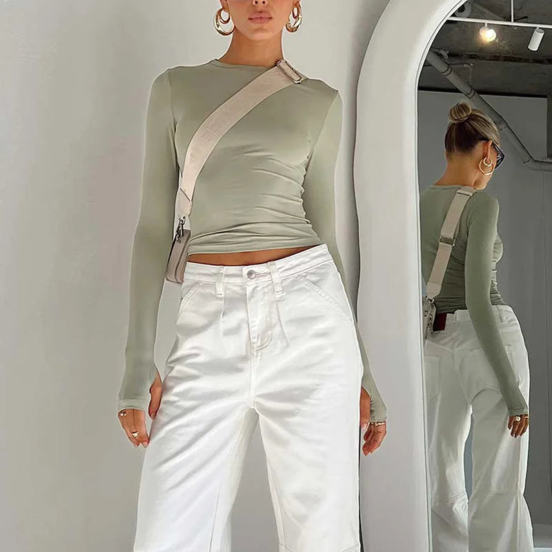 Women’s Slim Crop Top