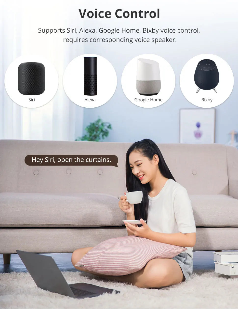 Zemismart Smart Motorized Curtain