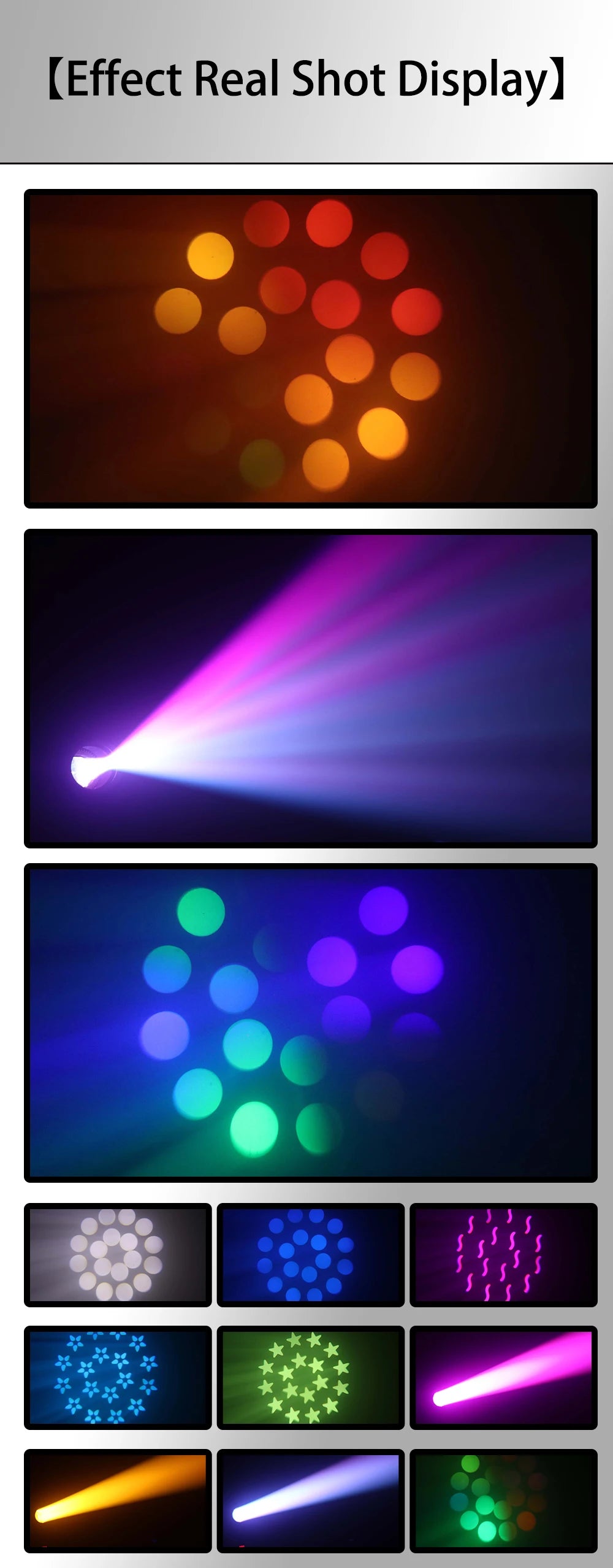 2PCS 200W LED Moving Head Lights