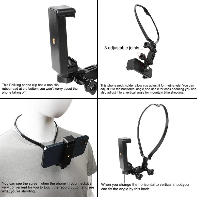 Hands-Free Smartphone Neck Mount