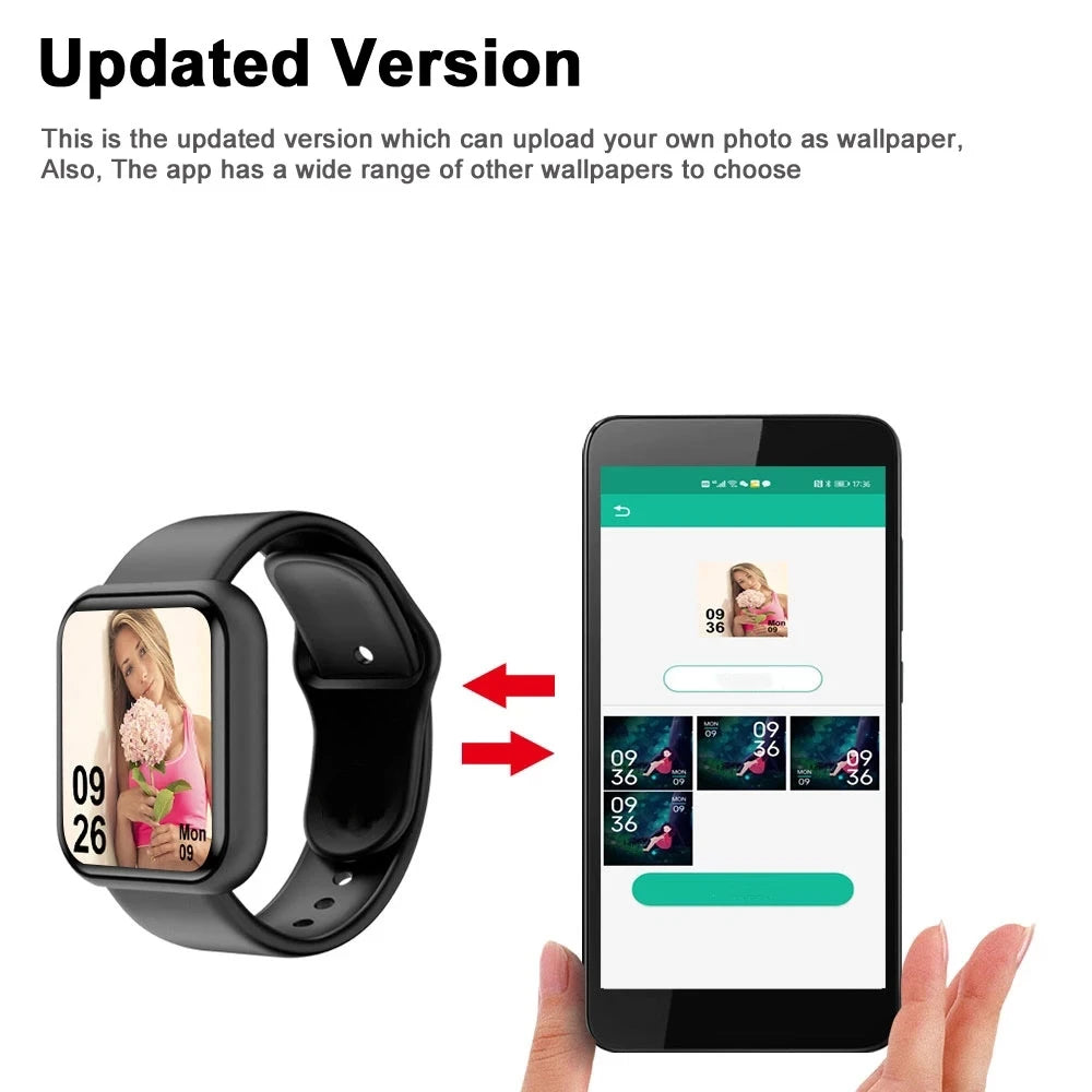 Fitness Smartwatch Android iOS Compatible
