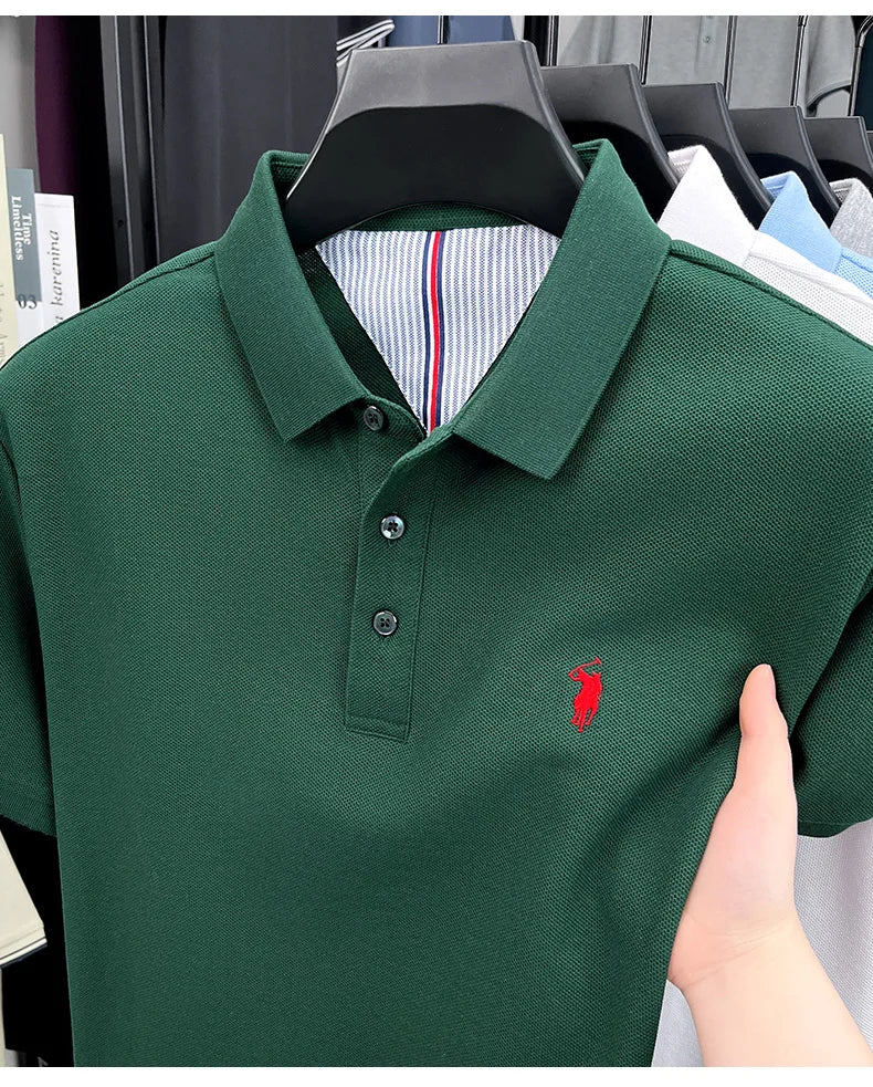 Men's Cotton Polo Shirt Embroidered
