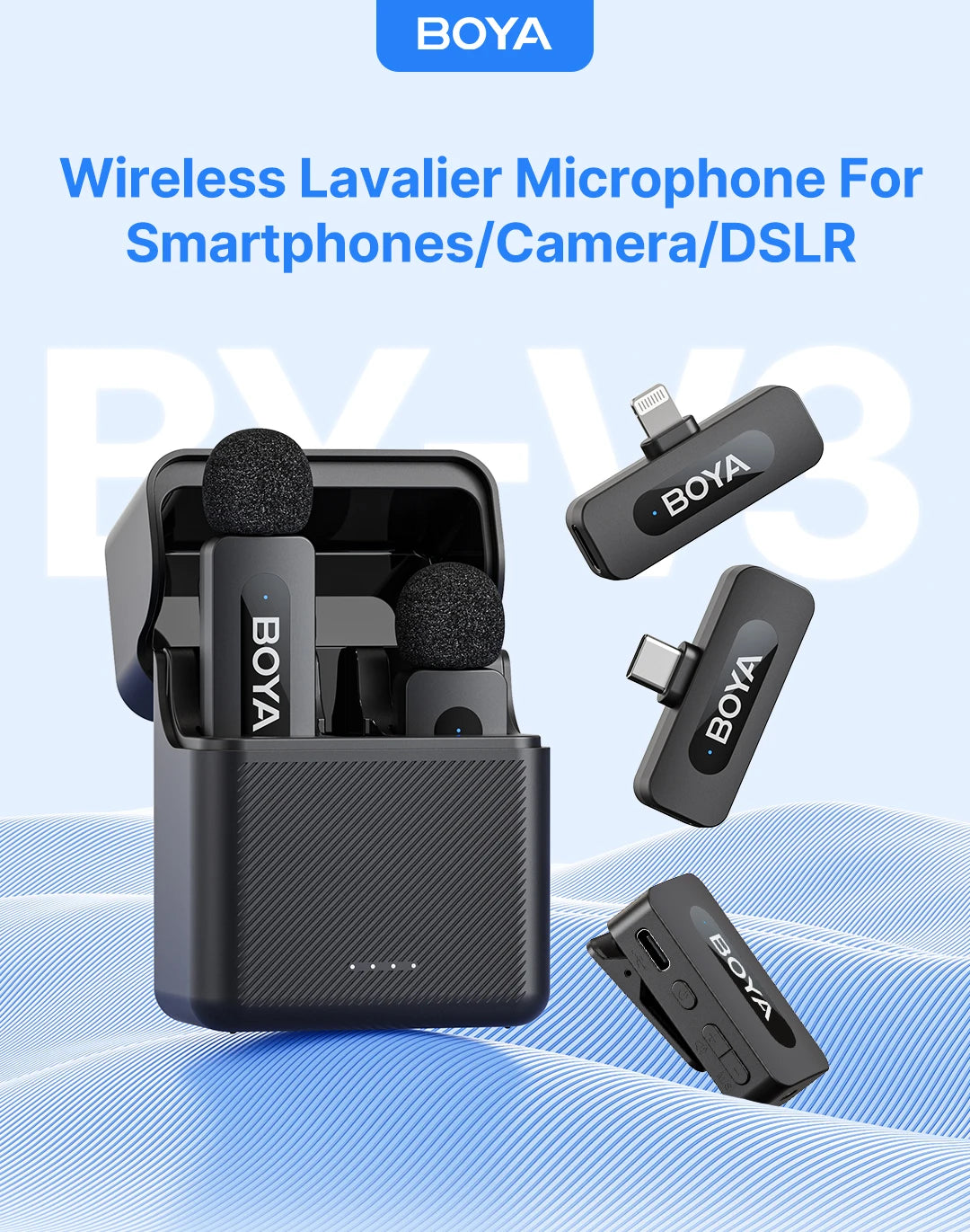 BOYA Wireless Lavalier Microphone System