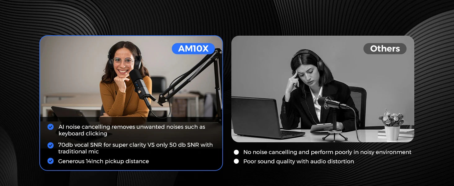 Professional USB XLR Dynamic Microphone