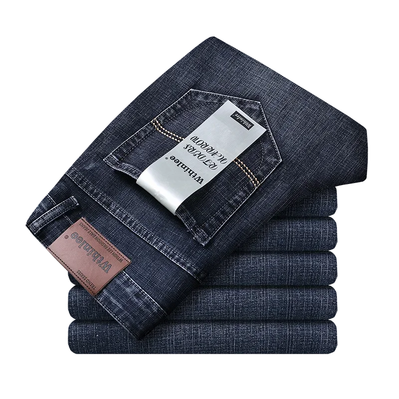 Men's Business Casual Straight Jeans