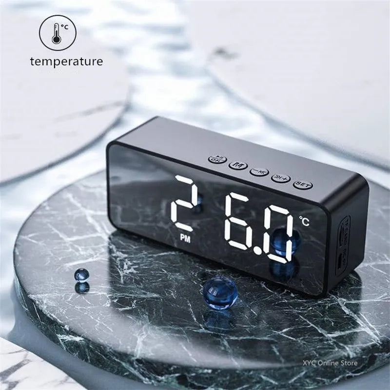 Portable Bluetooth Speaker Mini Alarm