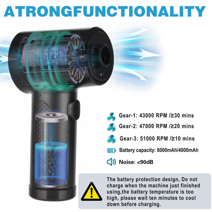 Cordless Air Duster Computer Cleaner