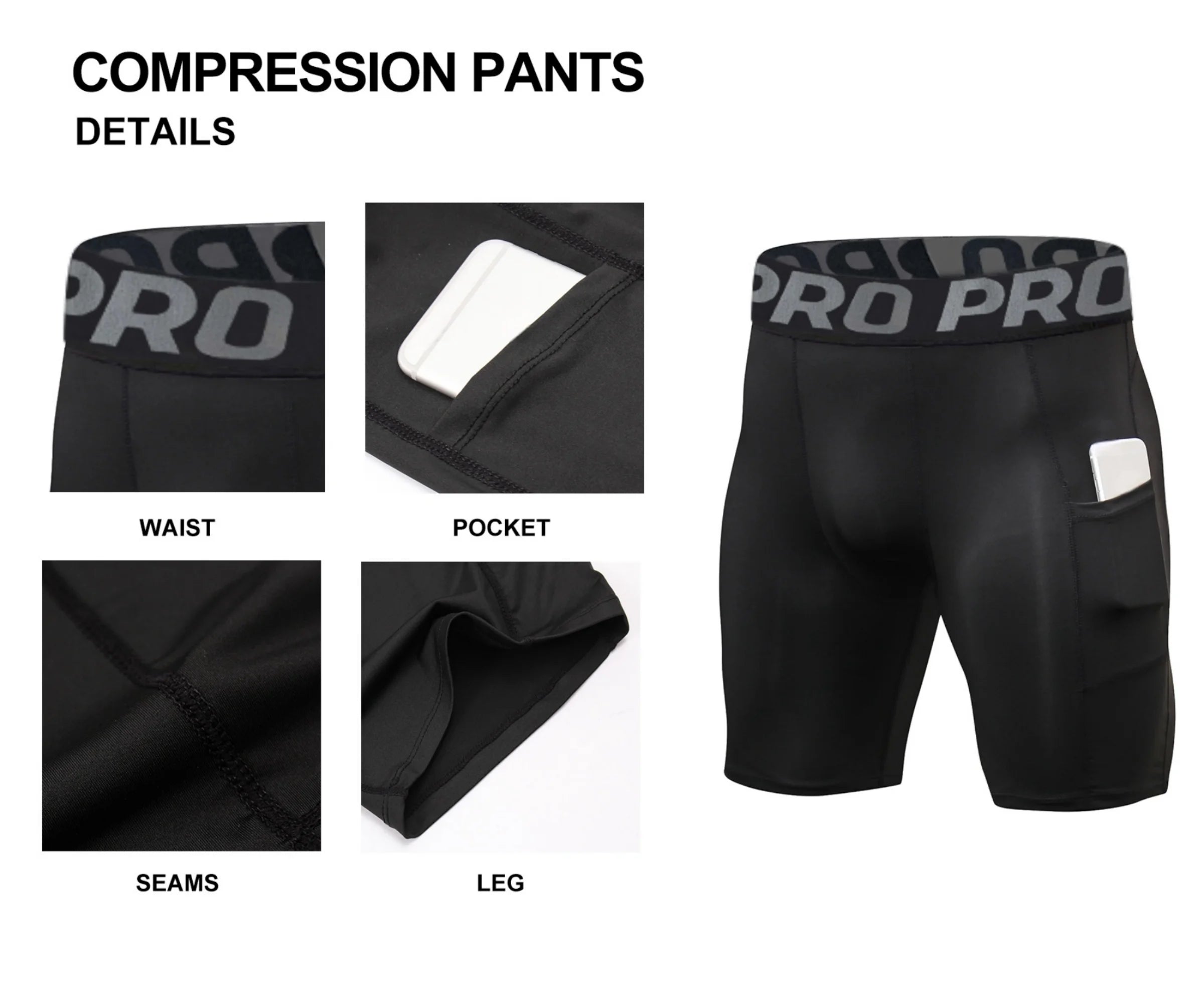Men’s Compression Running Shorts