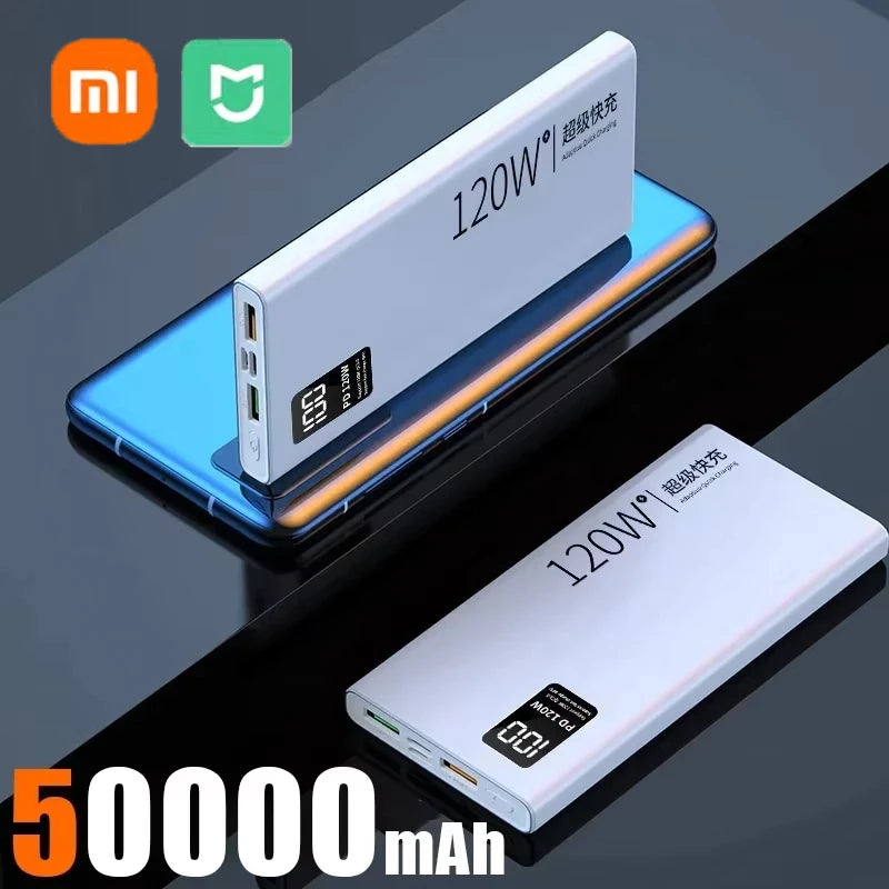 120W 50000mAh Fast Charging Power Bank