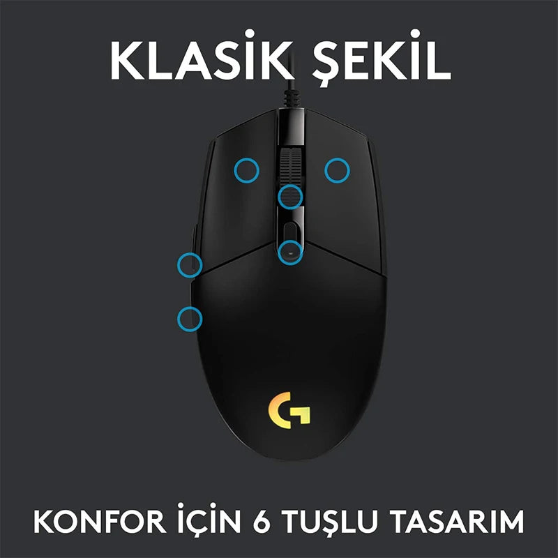 Logitech G102 Gaming Mouse 8000DPI