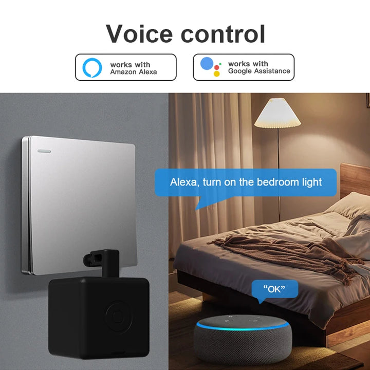 Remoter Garage  Button Robot Pusher Assistant