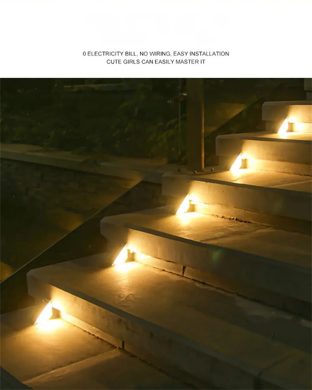 LED Solar Step Lights