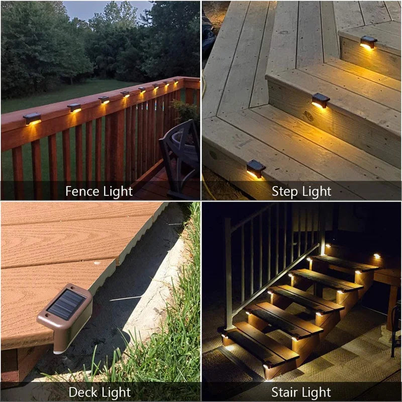 Solar LED Deck Step Lights