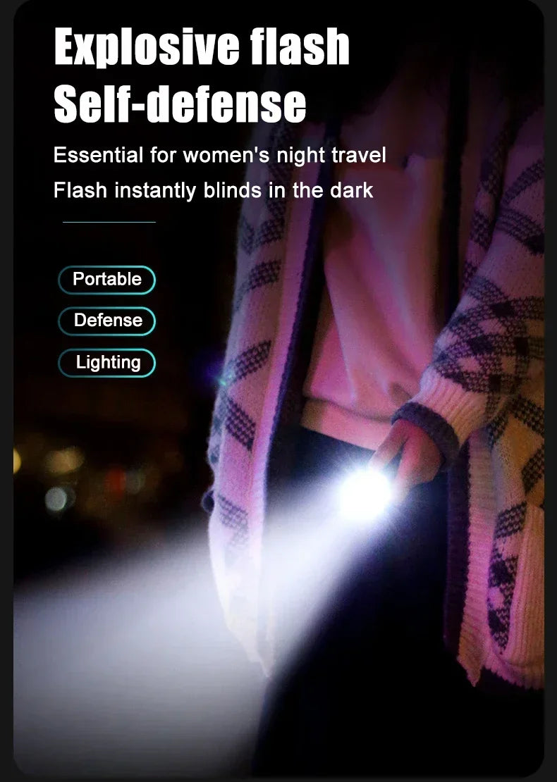 High-Quality LED Rechargeable Flashlight