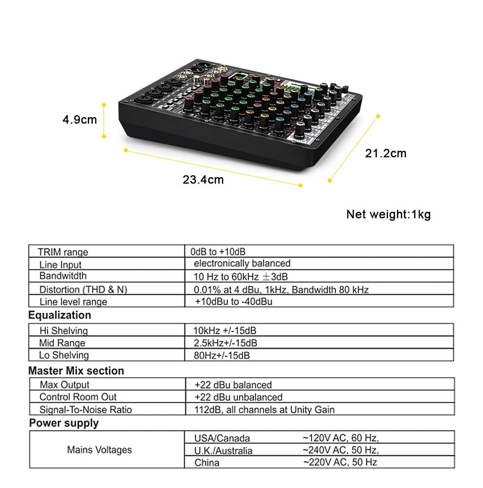 Bluetooth Karaoke Mixer
